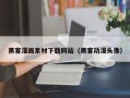 福鼎黑客漫画素材下载网站（黑客动漫头像）